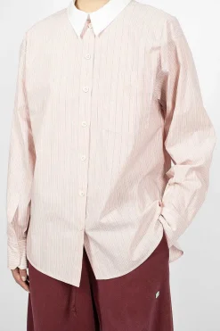 Reverse Shirt Pink Stripe