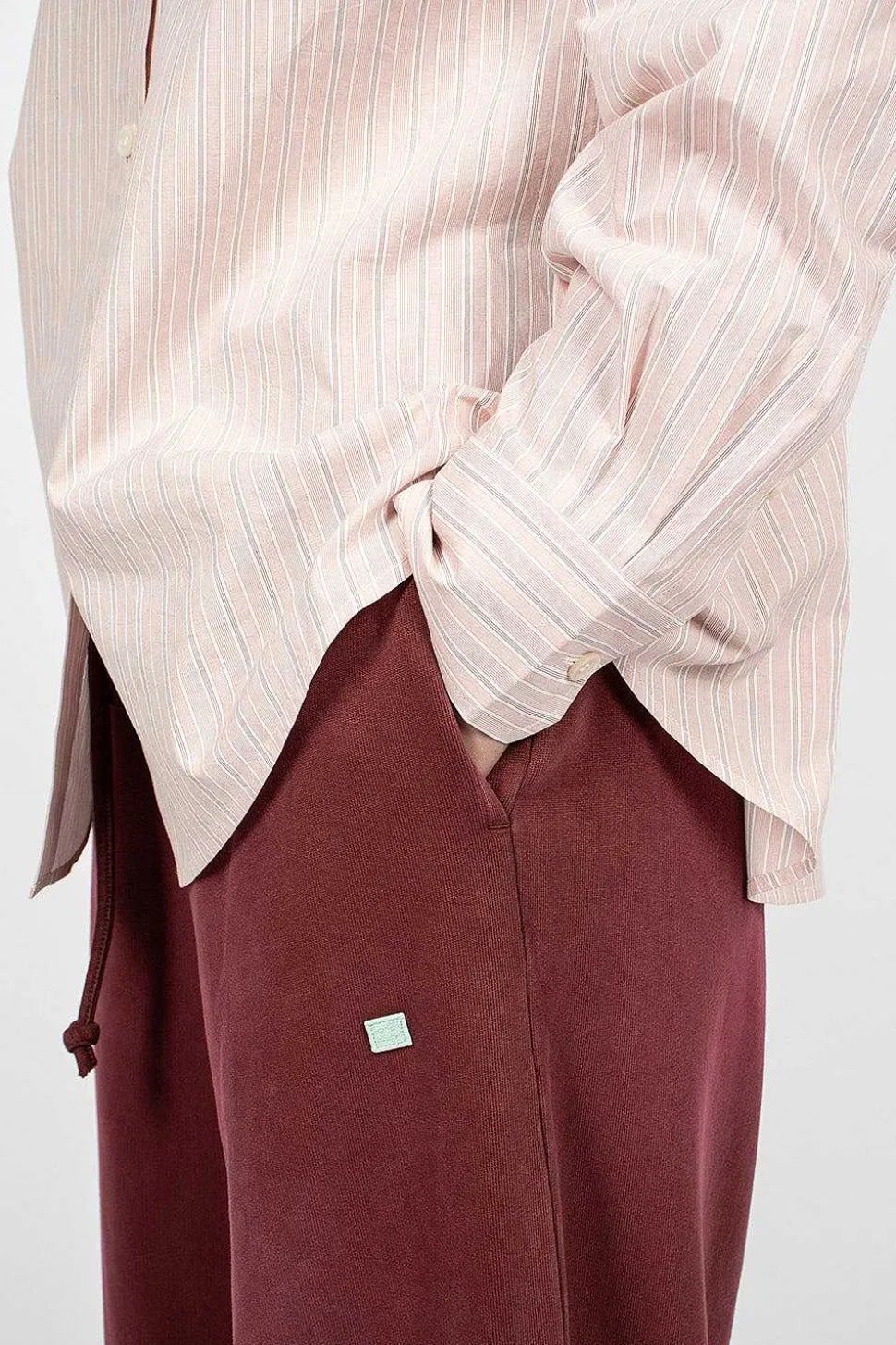 Reverse Shirt Pink Stripe