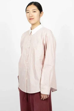 Reverse Shirt Pink Stripe