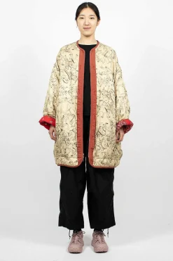 Reversible Liner Coat Bandana Red