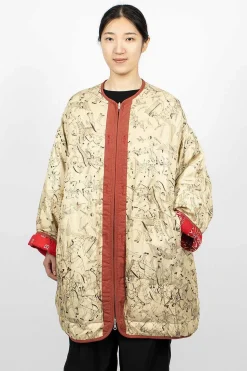 Reversible Liner Coat Bandana Red