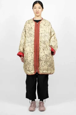 Reversible Liner Coat Bandana Red