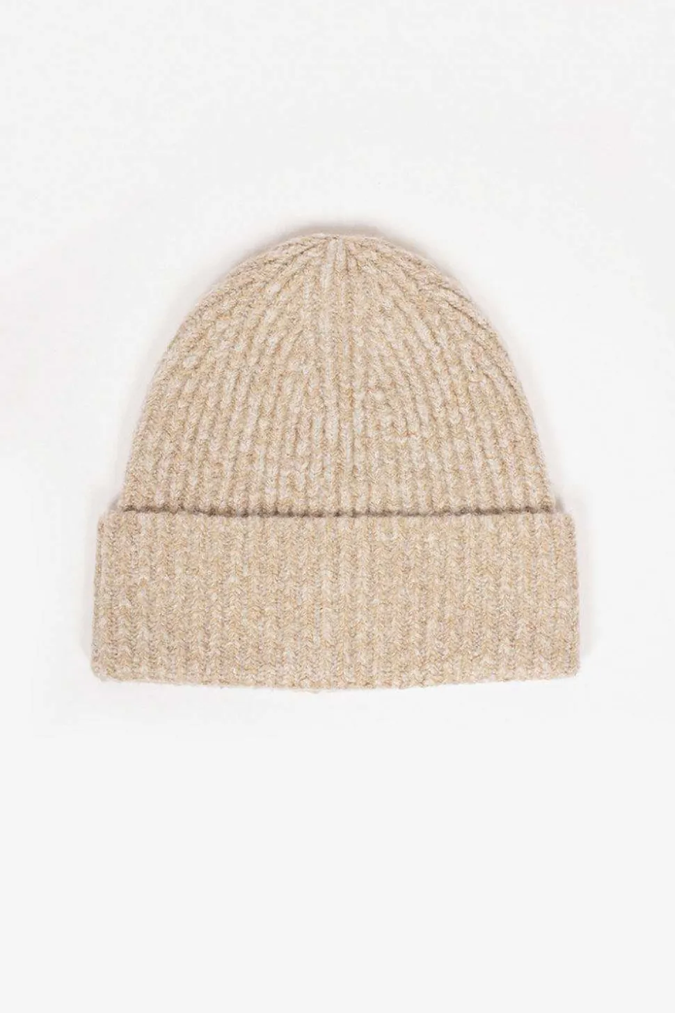 Ribbed Beanie Light Taupe