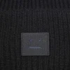 Ribbed Knit Beanie Black