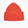 Ribbed Knit Beanie Sharp Red