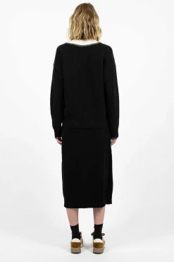 Ribbed Skirt Cashmere Blend