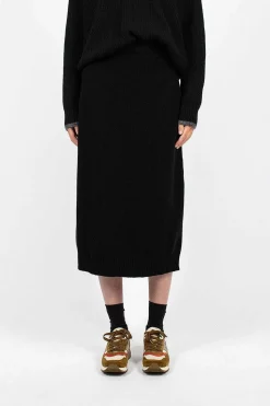 Ribbed Skirt Cashmere Blend
