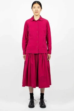 Rouchetine Skirt Raspberry