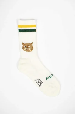 Rs-277 Cat Socks Green