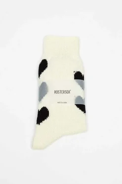 Rs-63 Heart Socks White