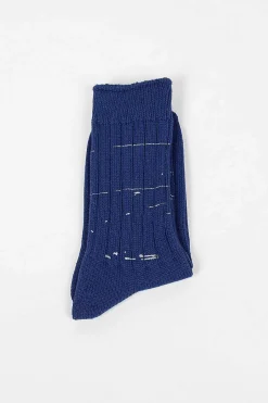Rs-202 Paint Socks Blue/White
