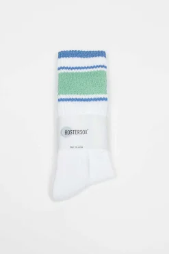 Rs-219 Stripe Socks Green