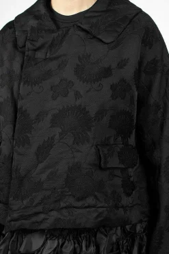 Ruffle Hem Floral Jacket