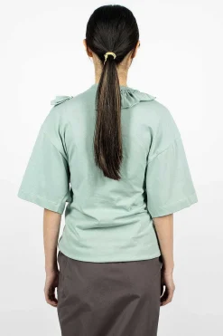 Ruffle T-Shirt Light Blue