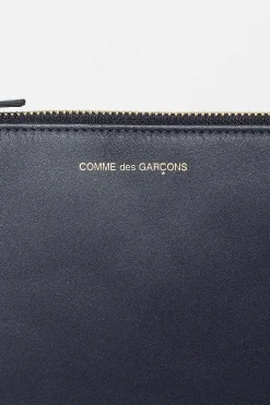 Sa5100 Classic Leather Pouch Navy