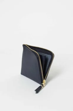 Sa3100 Leather Coin Purse Navy