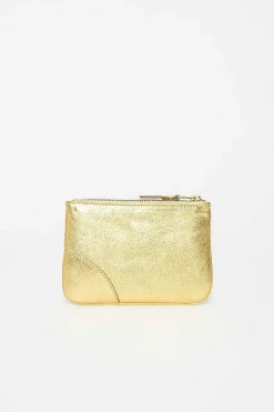 Sa8100G Zip Top Purse Gold