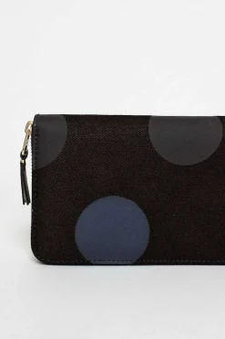 Sa0111Rd Classic Compartment Purse Black Dot