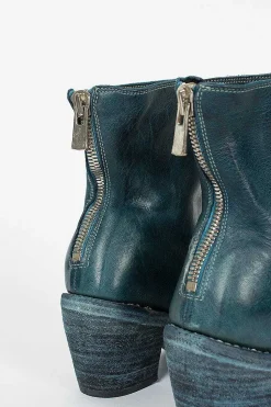 Sb06D Full Grain Cuban Heel Zip Back Boot Cv72T