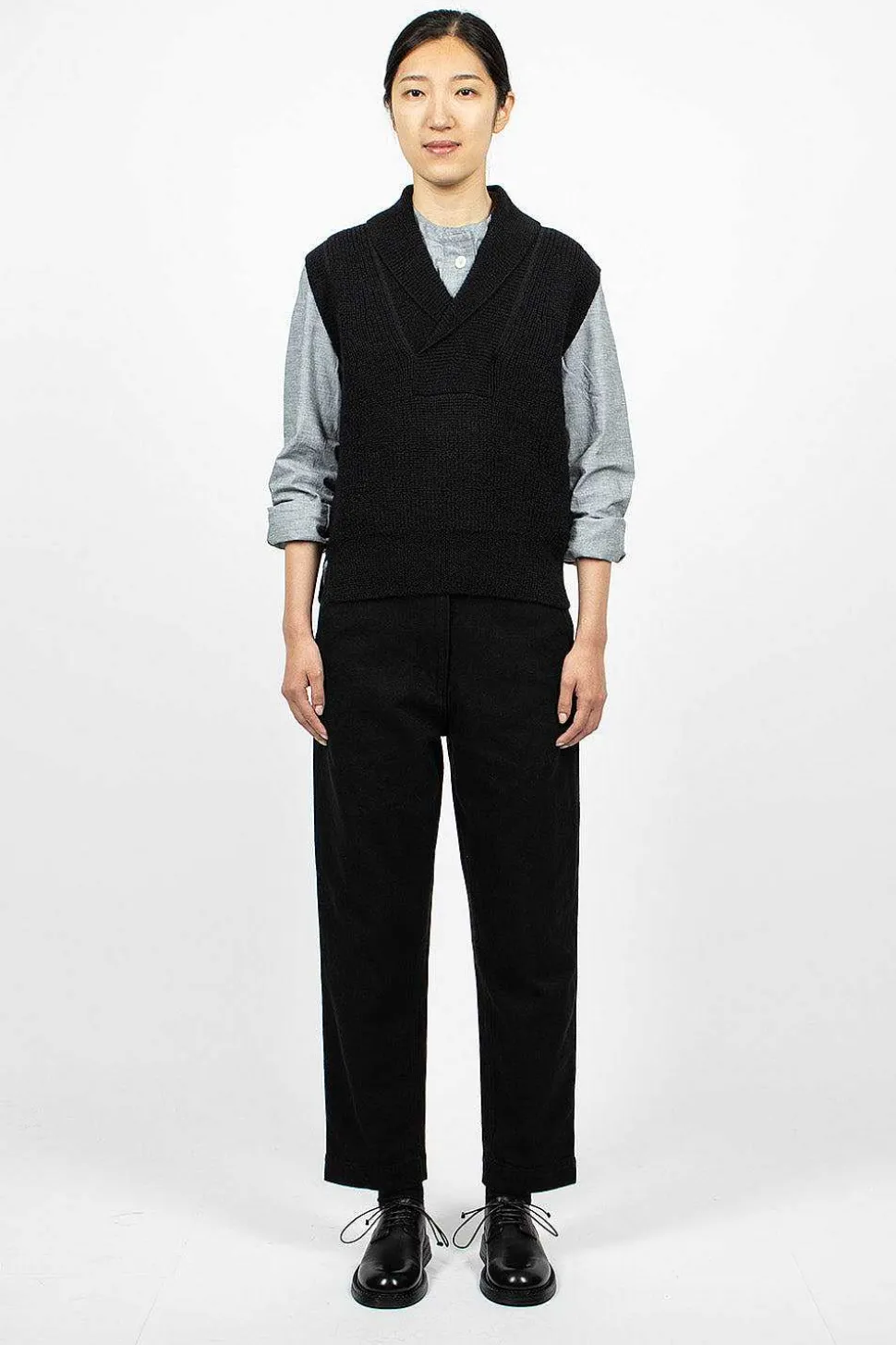 Shawl Collar Slipover Ink