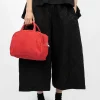 Sheepskin Handbag Red