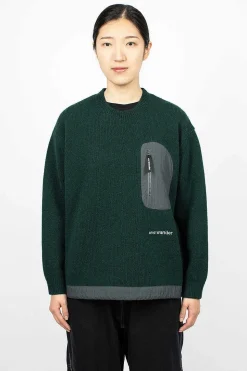 Shetland Wool Jumper Green