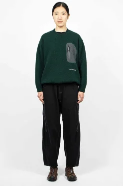 Shetland Wool Jumper Green