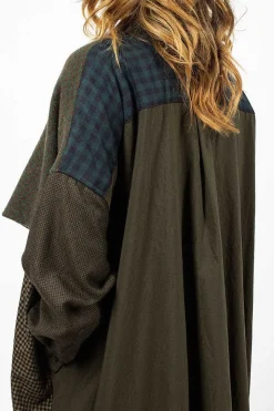 Shirt Dress Patchwork Mix