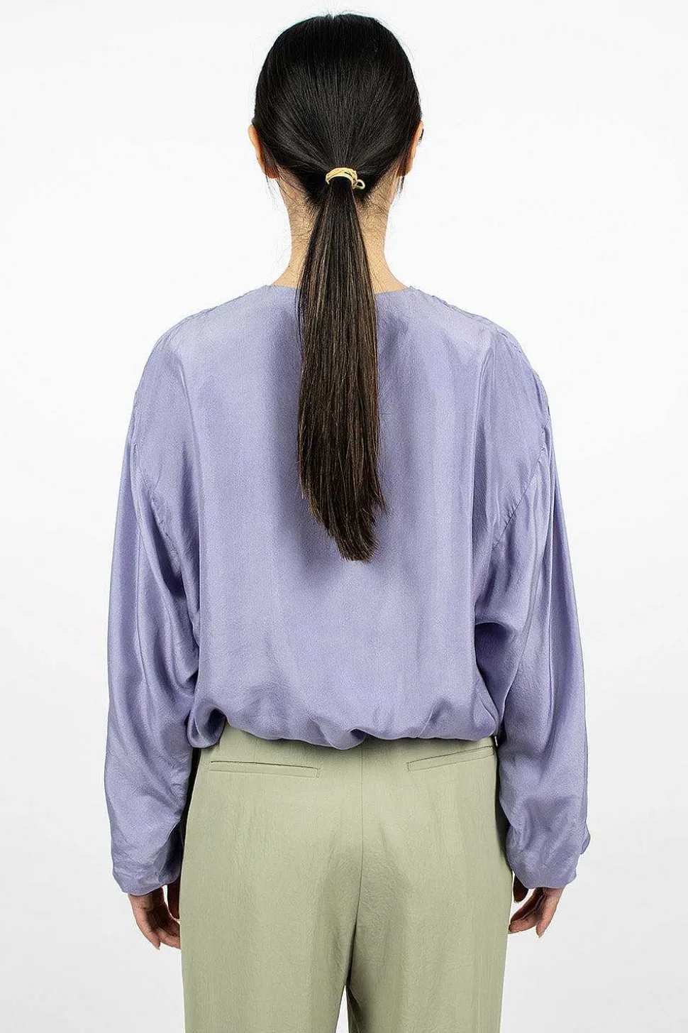 Silk Blouse Lavender