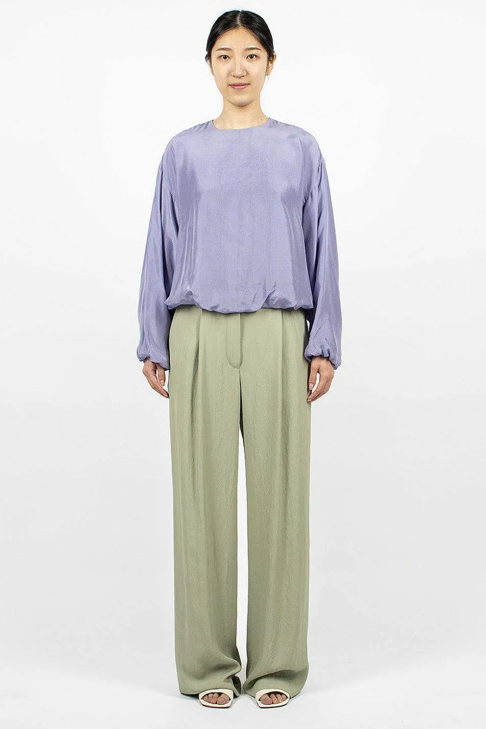 Silk Blouse Lavender