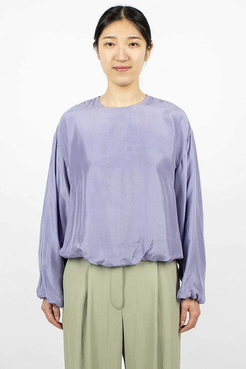 Silk Blouse Lavender