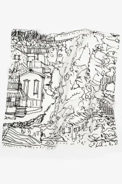 Silk Scarf Village Design