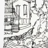 Silk Scarf Village Design