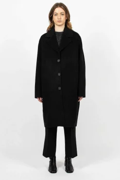 Single Breasted Coat Black
