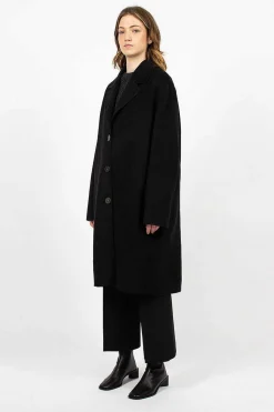 Single Breasted Coat Black