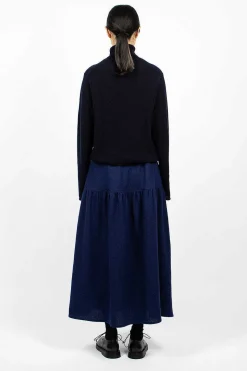 Sling Skirt Woven Blue