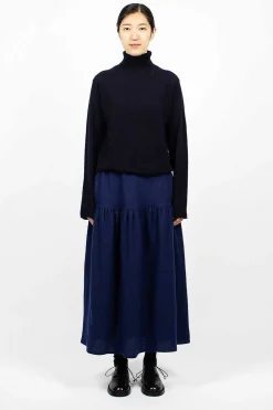 Sling Skirt Woven Blue