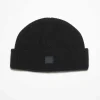 Small Ribbed Beanie Black
