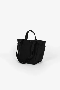Small Side Pocket Tote Black