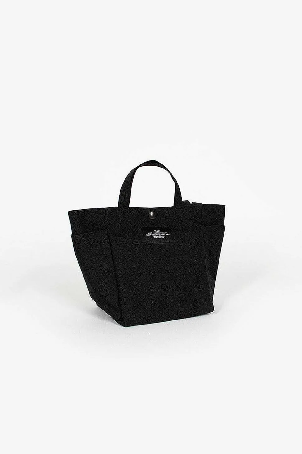 Small Side Pocket Tote Black