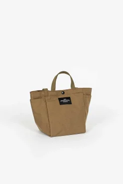 Small Side Pocket Tote Khaki