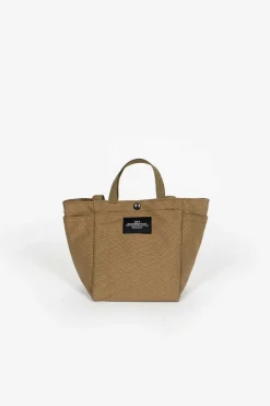 Small Side Pocket Tote Khaki