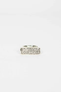 Sola 3 Sterling Silver Icy Diamond Ring