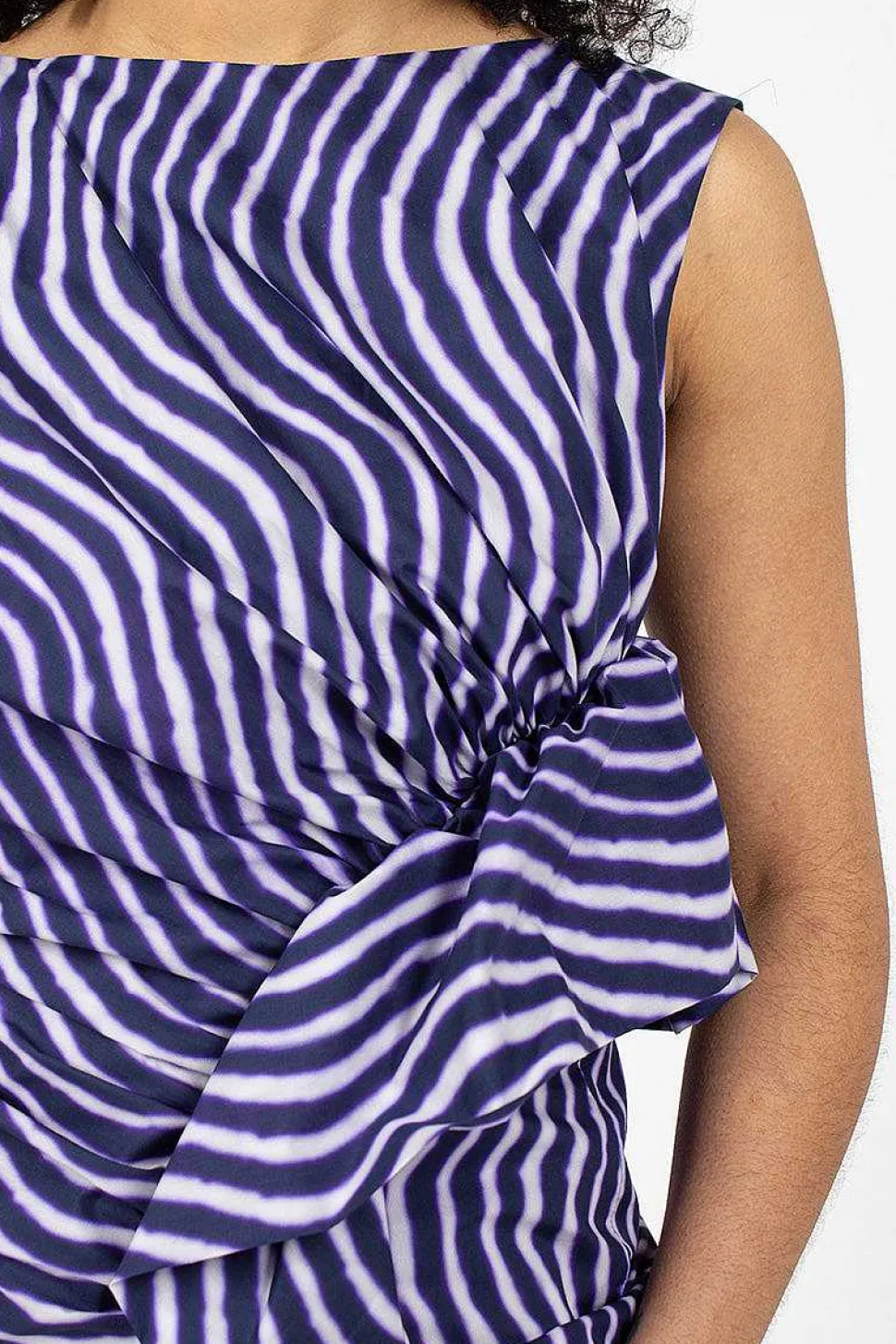 Spiral Top Purple Print