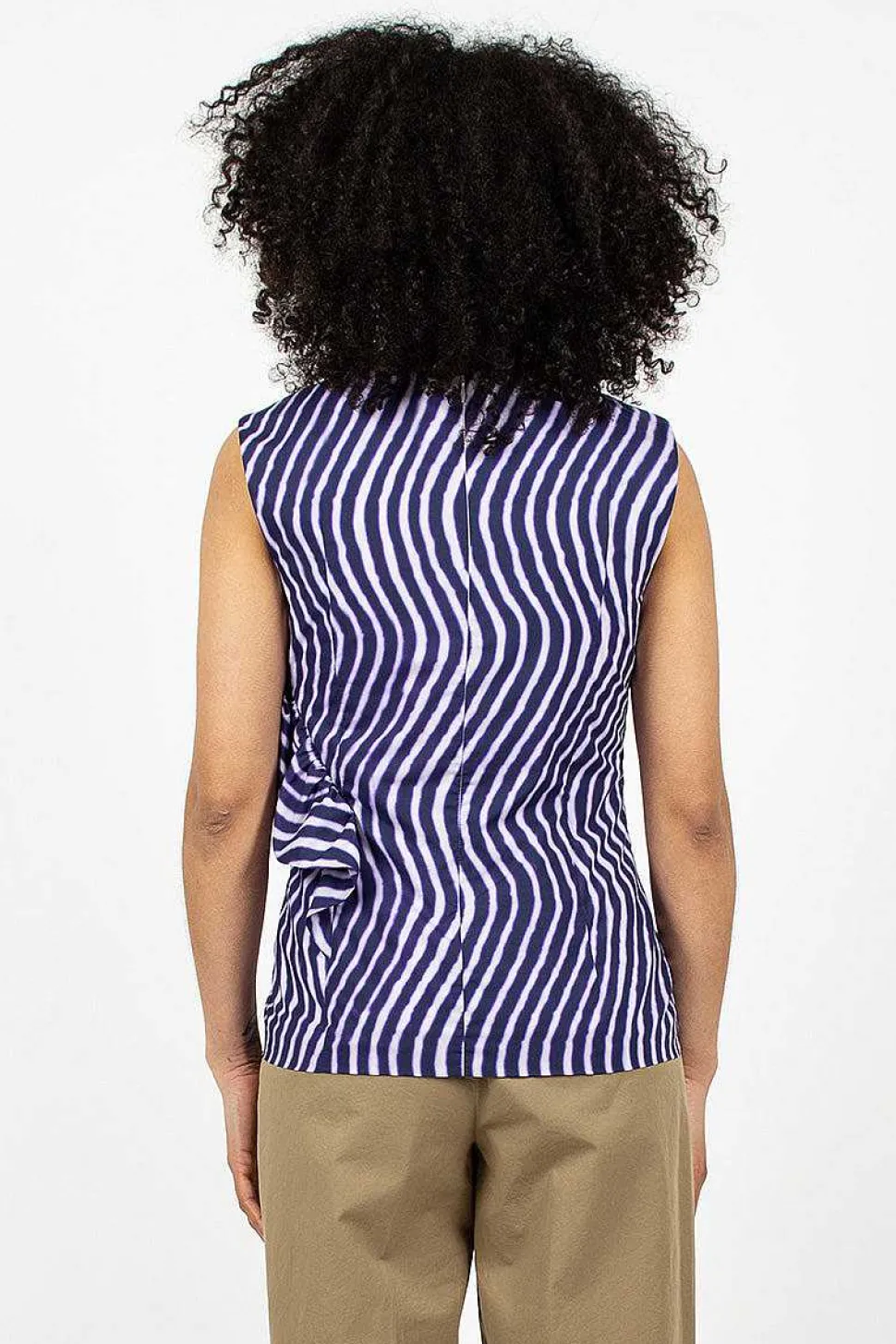 Spiral Top Purple Print