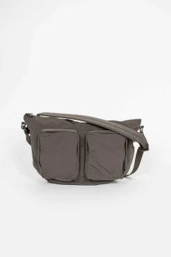 Split Yarn Body Bag Grey