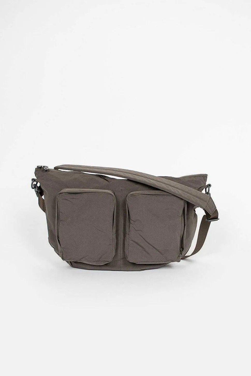 Split Yarn Body Bag Grey