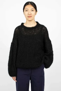 Stitch Crewneck Black