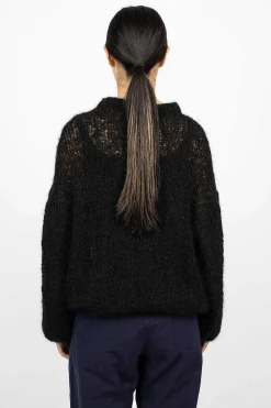 Stitch Crewneck Black