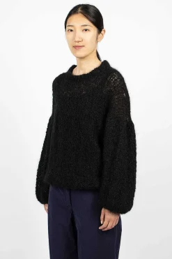 Stitch Crewneck Black